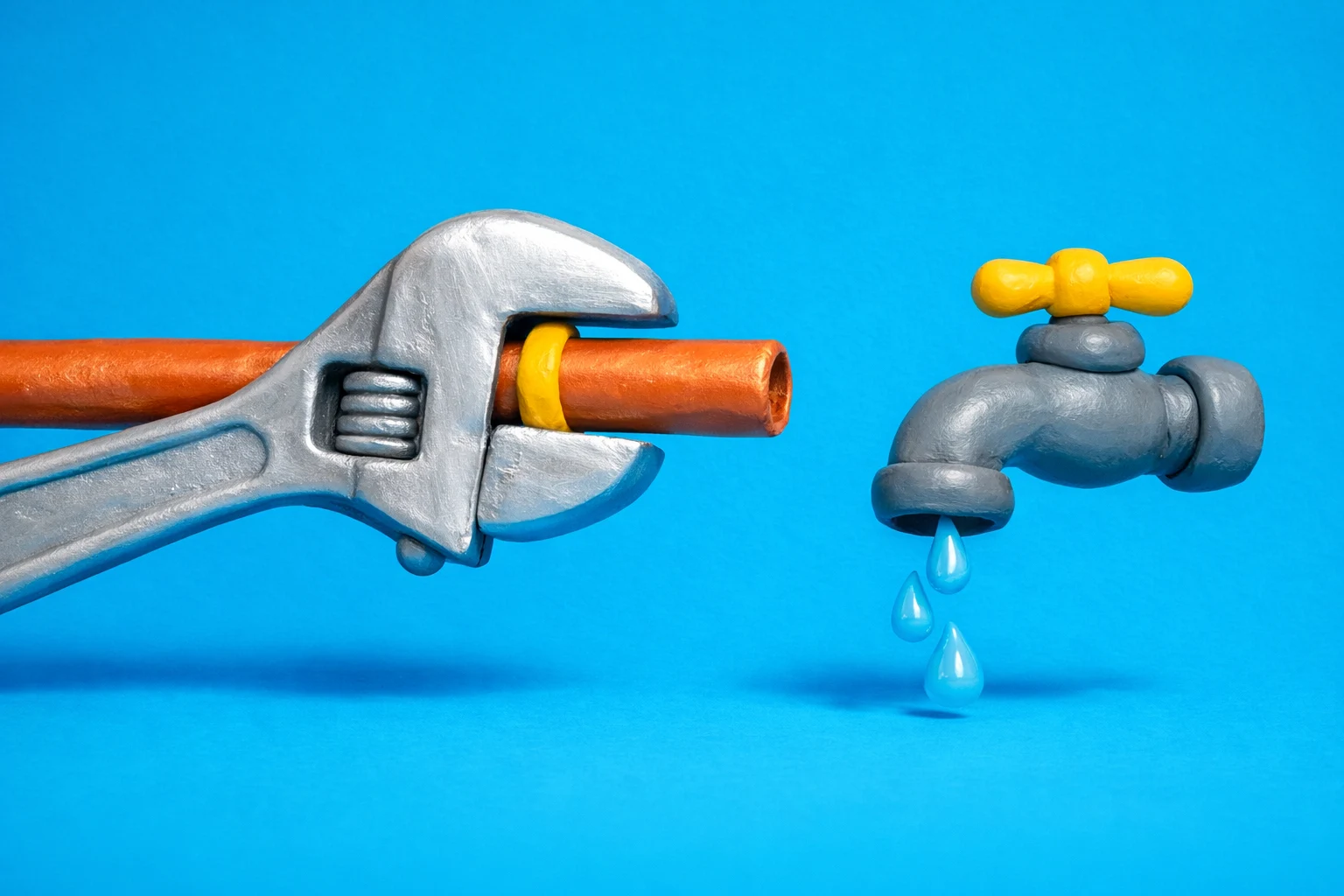 Plumbing Trivia Questions - claymation artwork