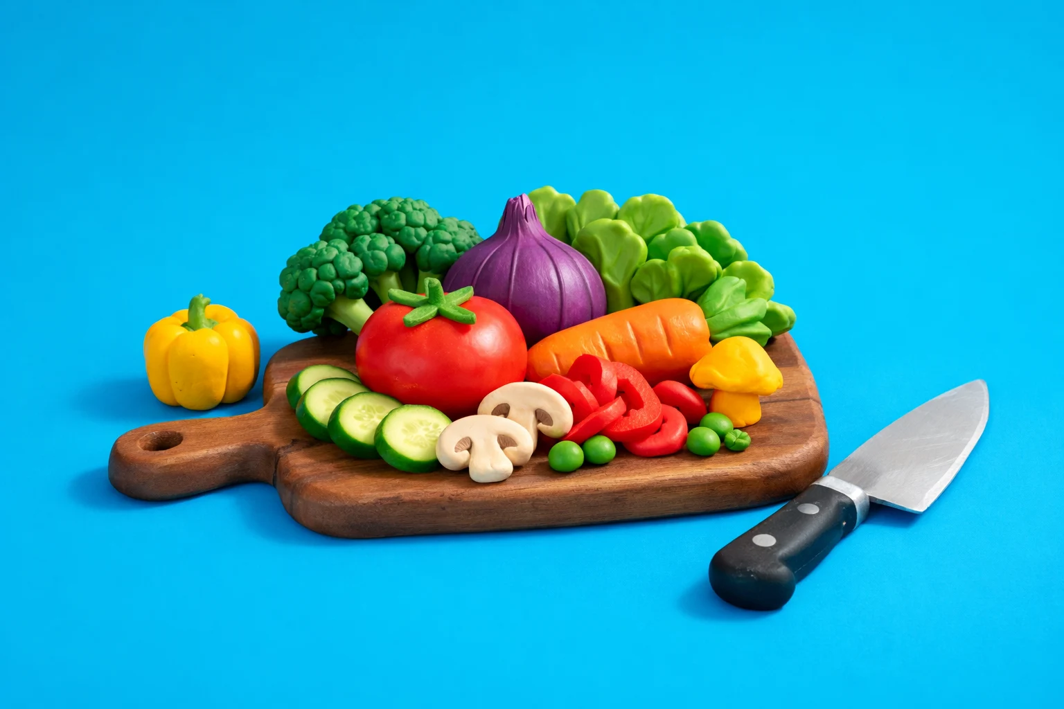 Cooking Trivia Questions - claymation artwork