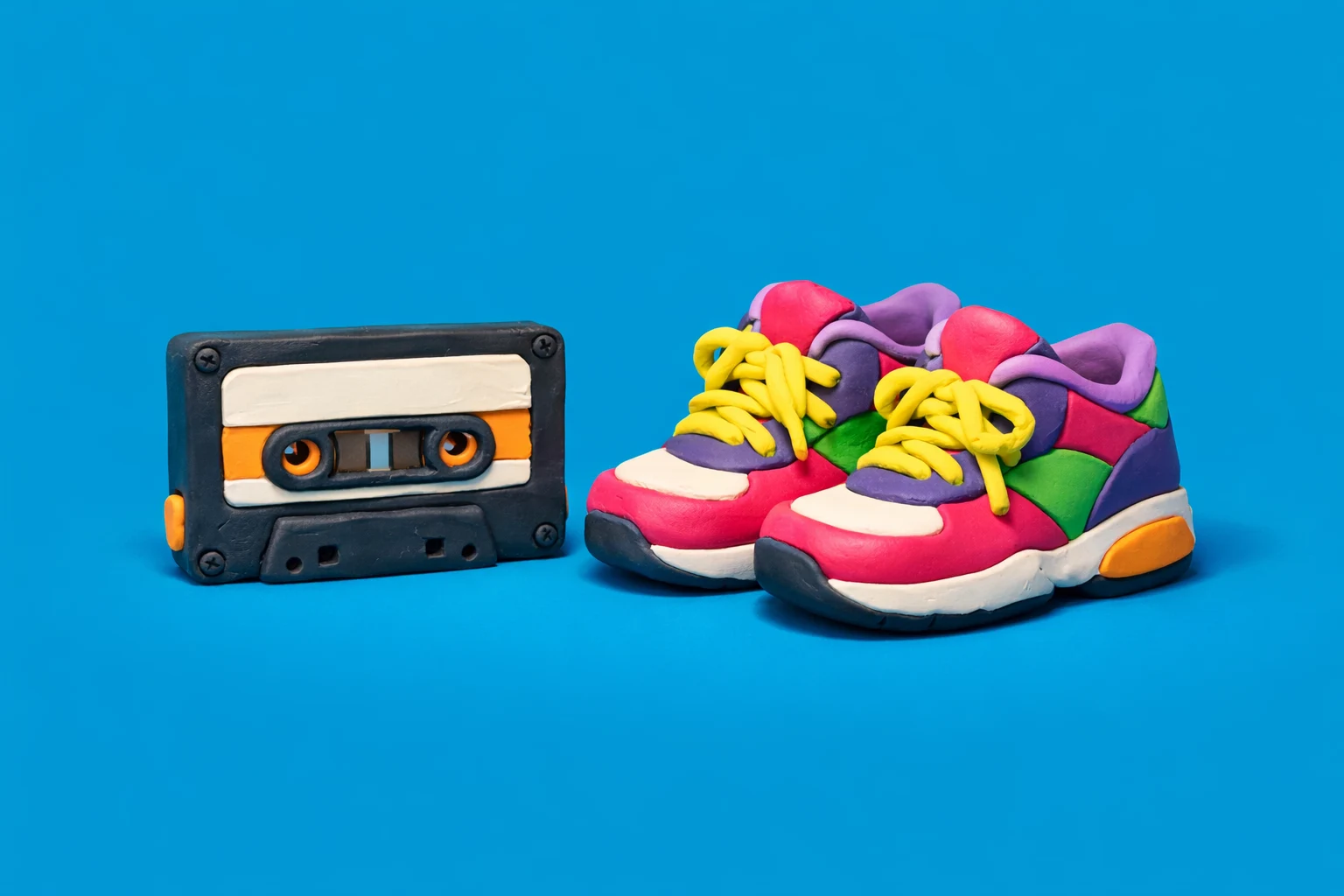 Gen X Trivia - claymation artwork