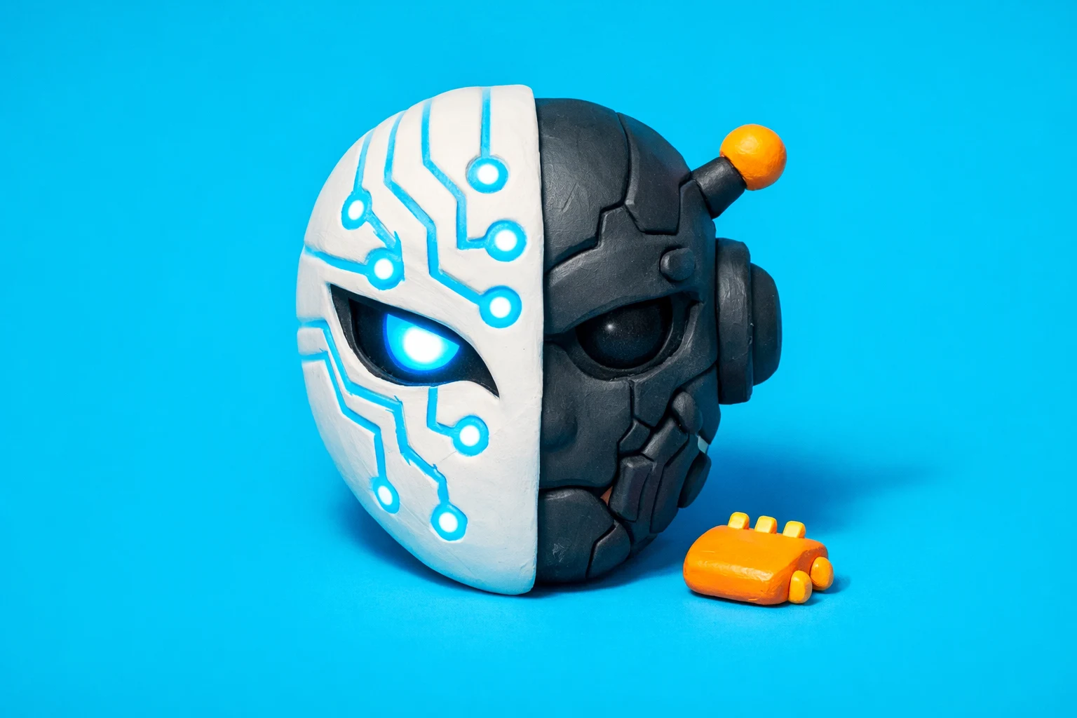 Soul Hackers 2 - claymation artwork