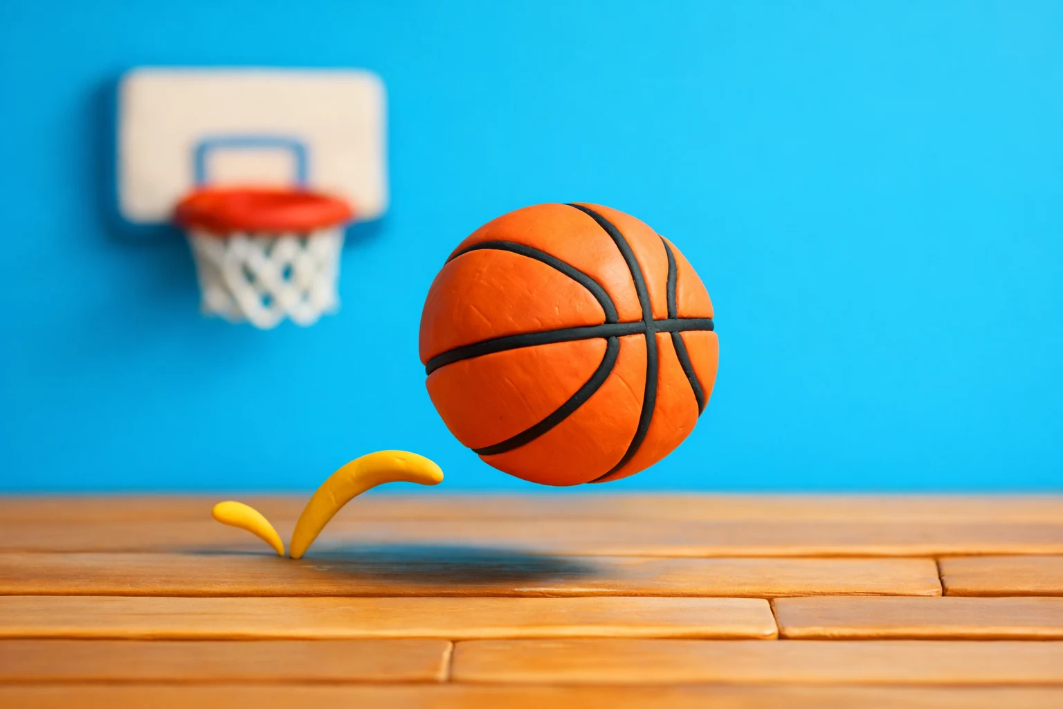 Basketball - claymation artwork