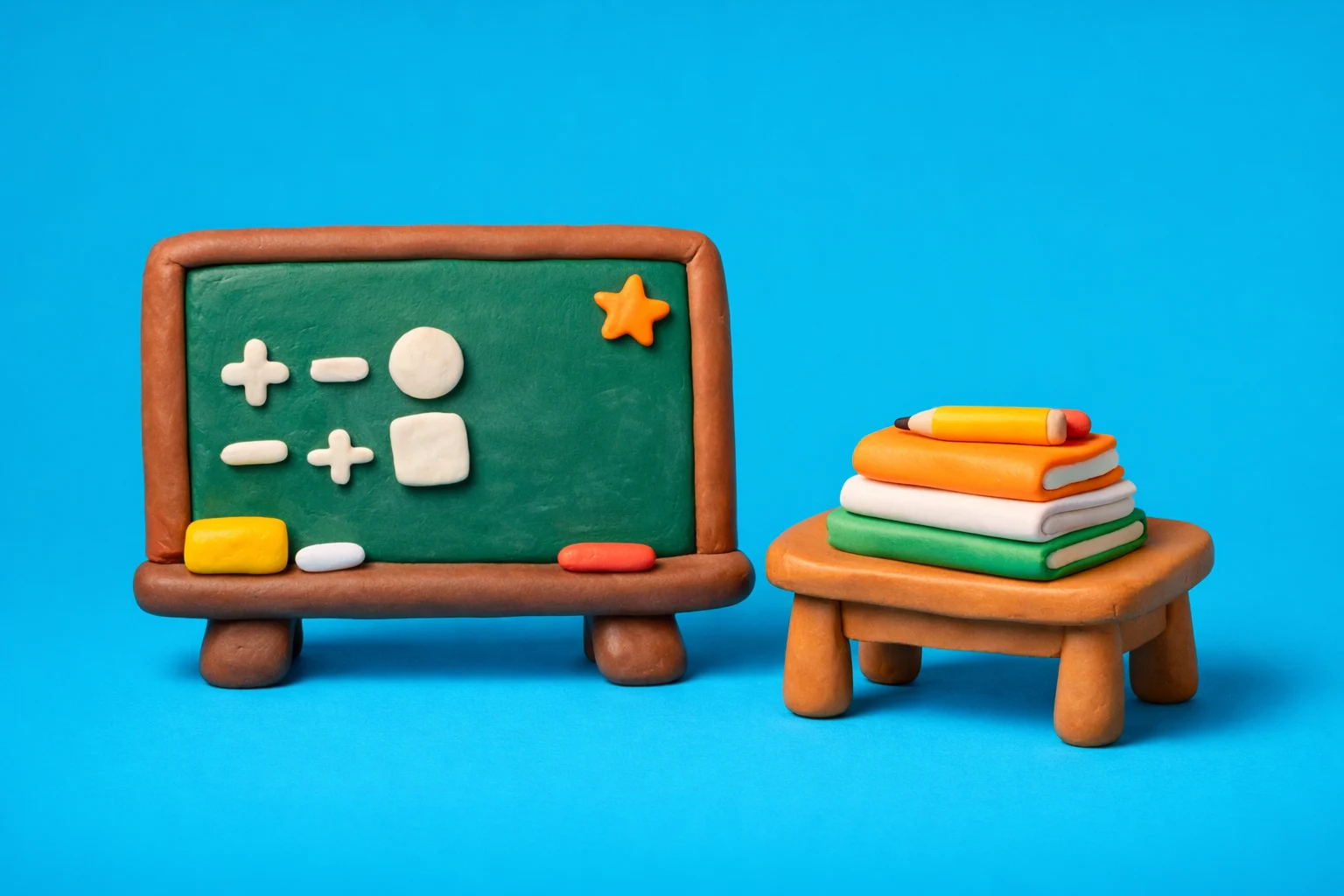 Are You Smarter Than A 3rd Grader Questions - claymation artwork