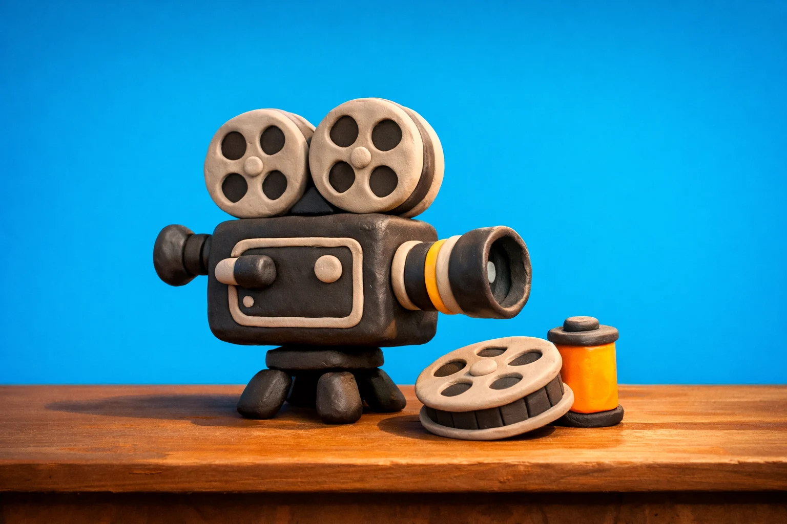 70s Movie Screenshot - claymation artwork