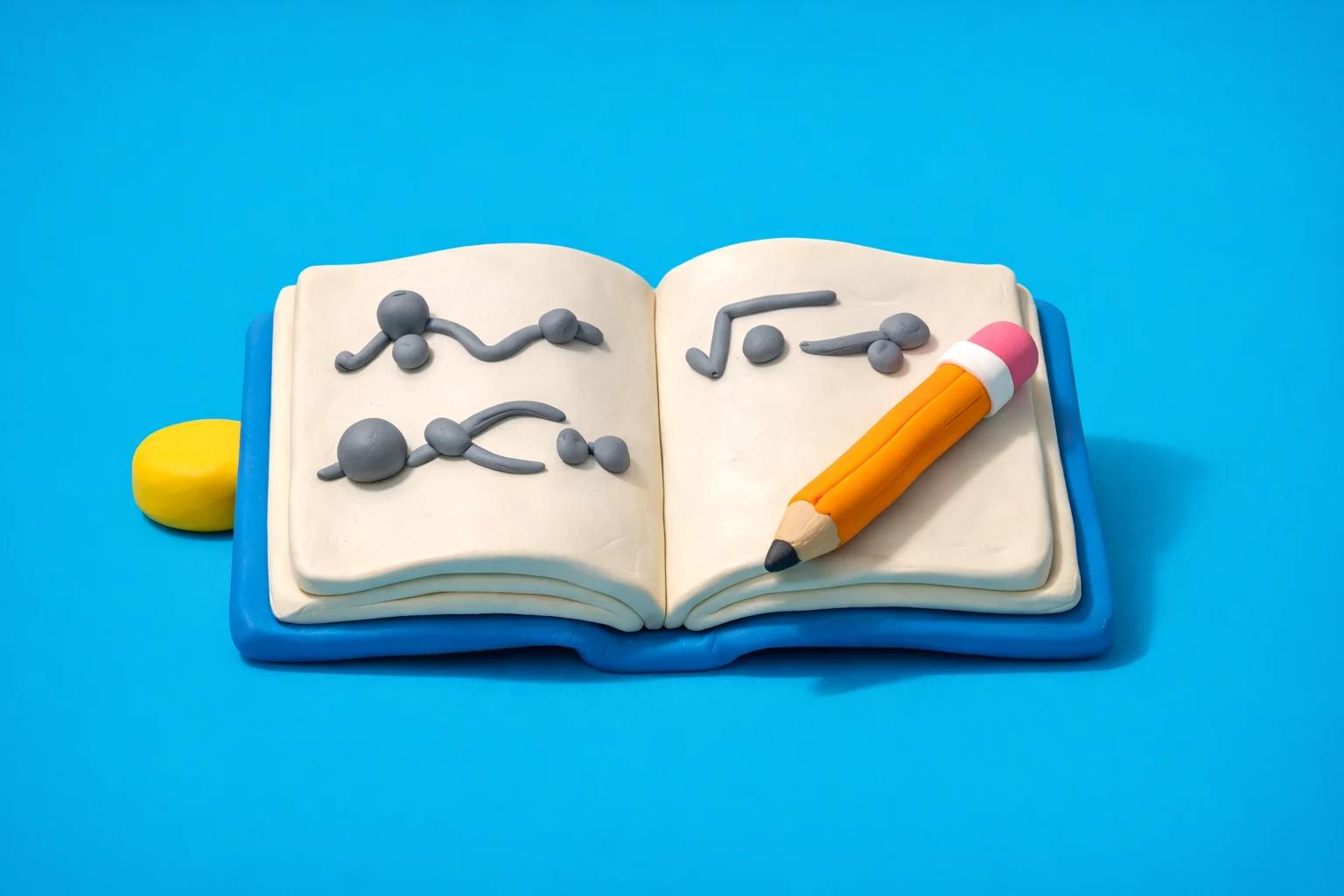 9th Grade Math Test - claymation artwork