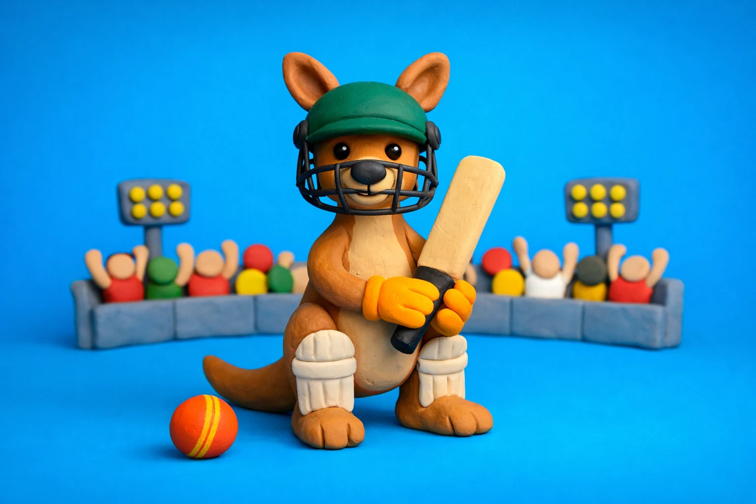 Australian Sports Trivia - claymation artwork
