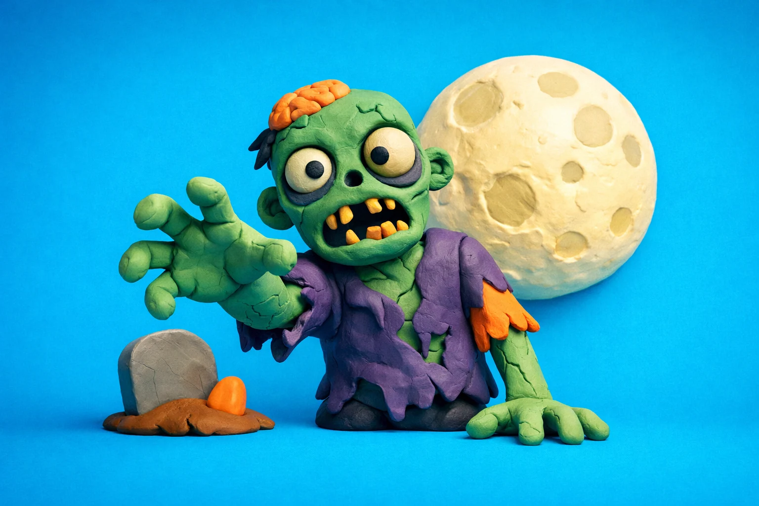 Zombies - claymation artwork