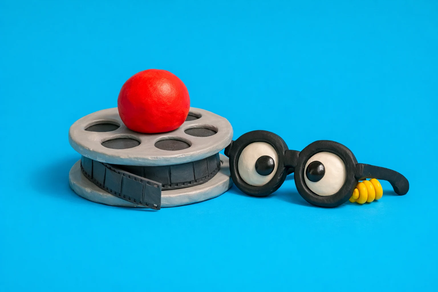 Comedy Movie Trivia - claymation artwork