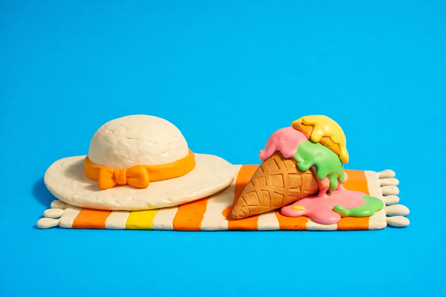 Summer Trivia Questions And Answers - claymation artwork