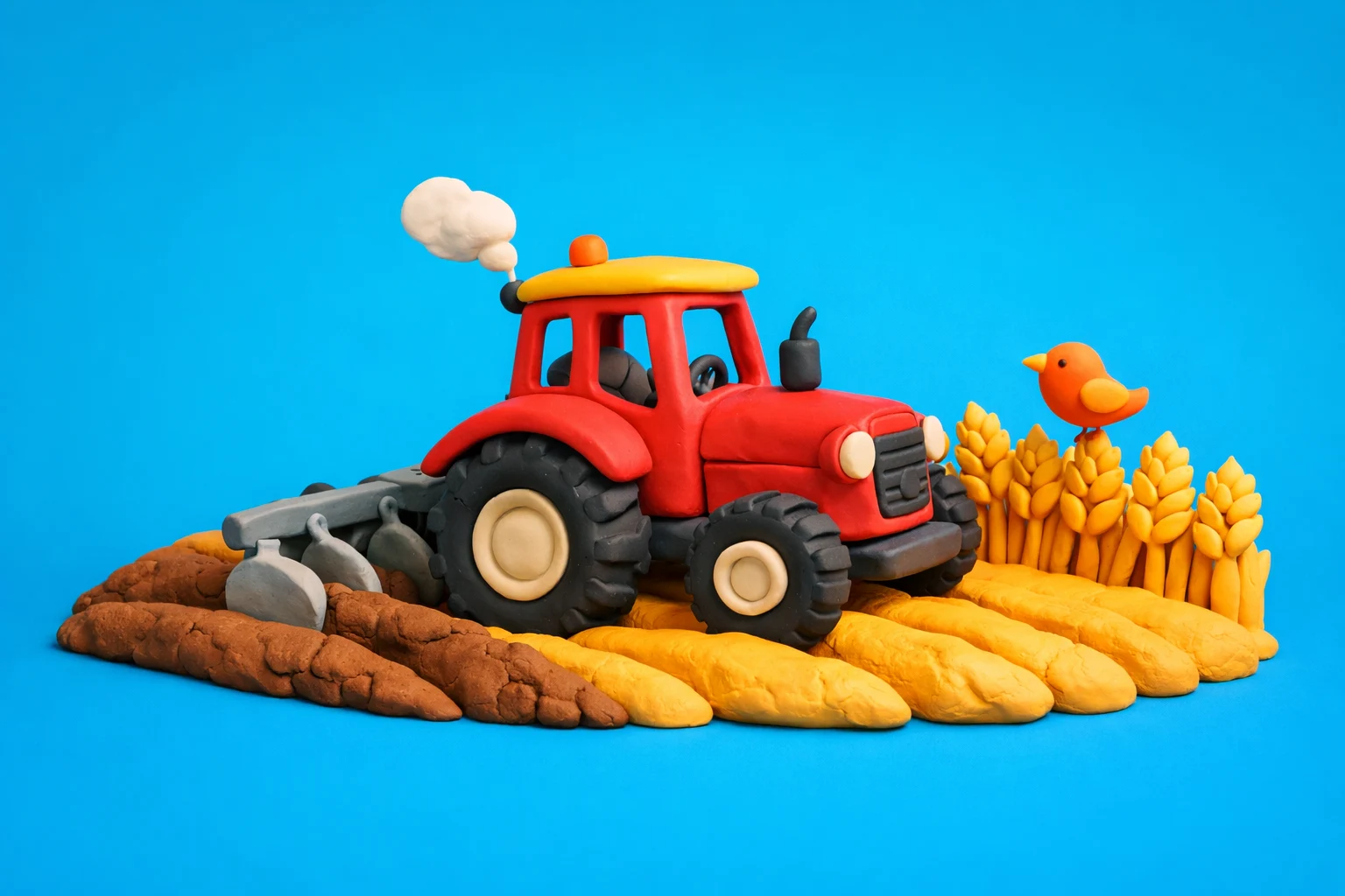 Agriculture Trivia - claymation artwork
