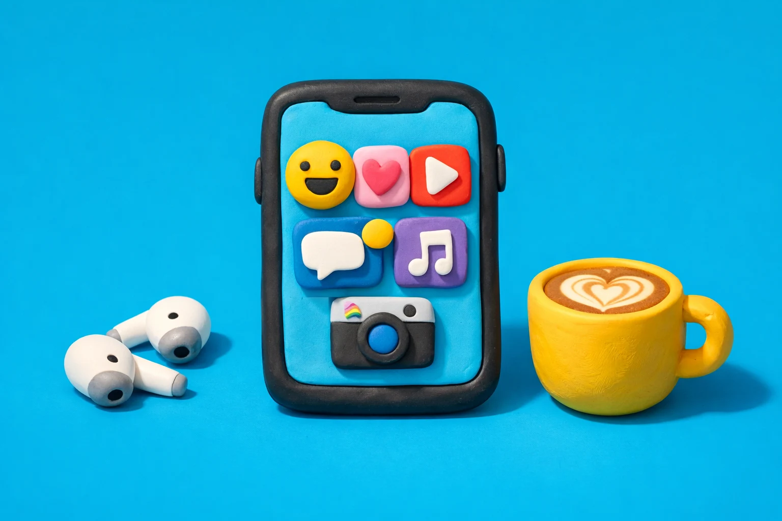 Gen Z Trivia - claymation artwork