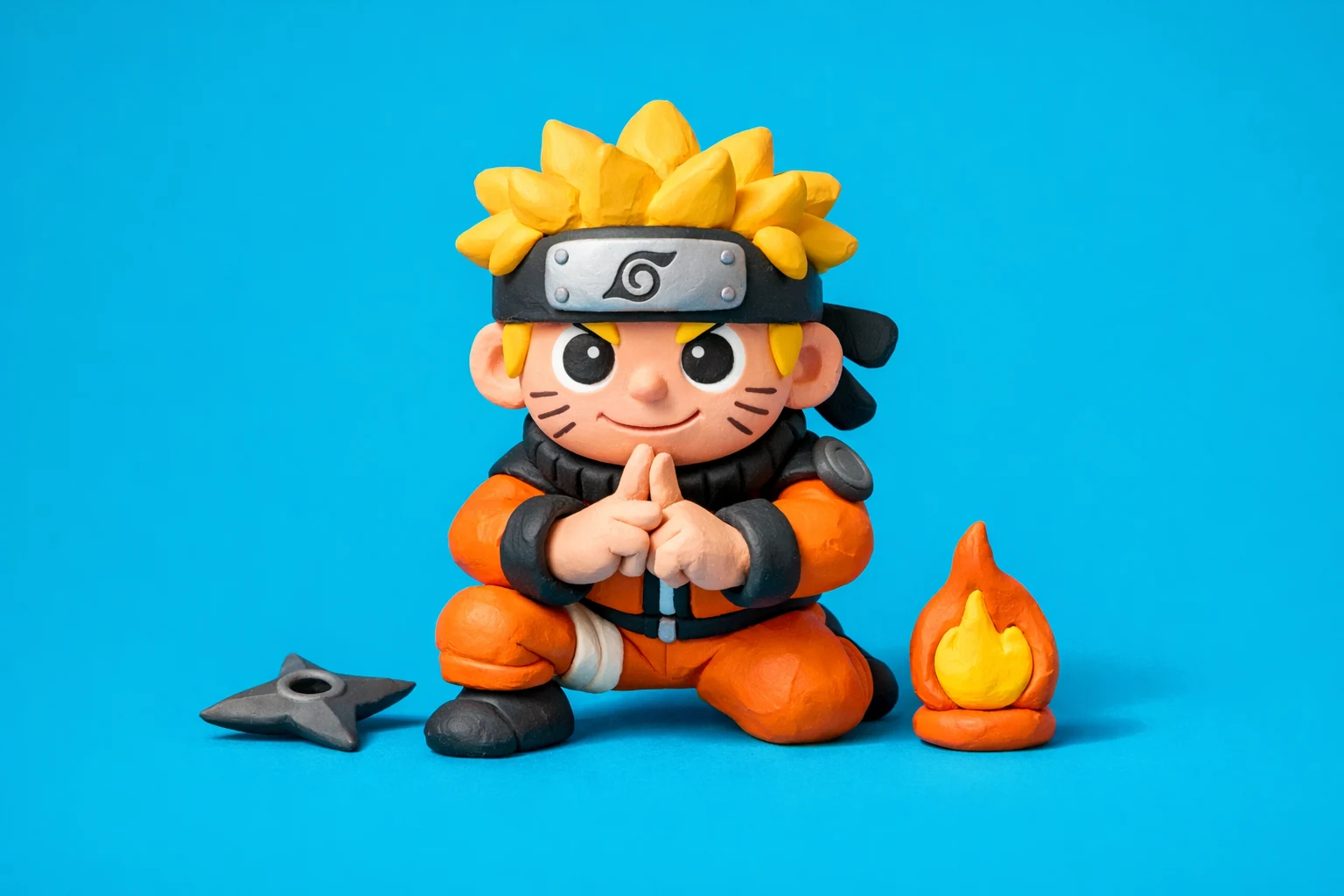Naruto - claymation artwork