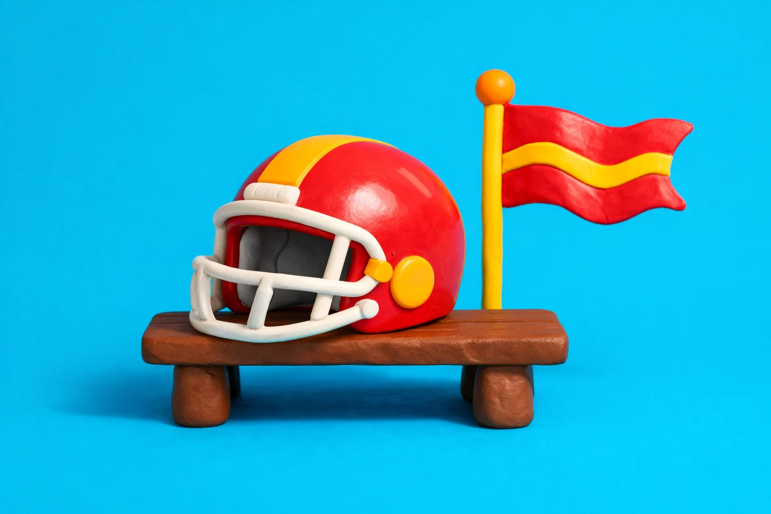 Chiefs Trivia - claymation artwork