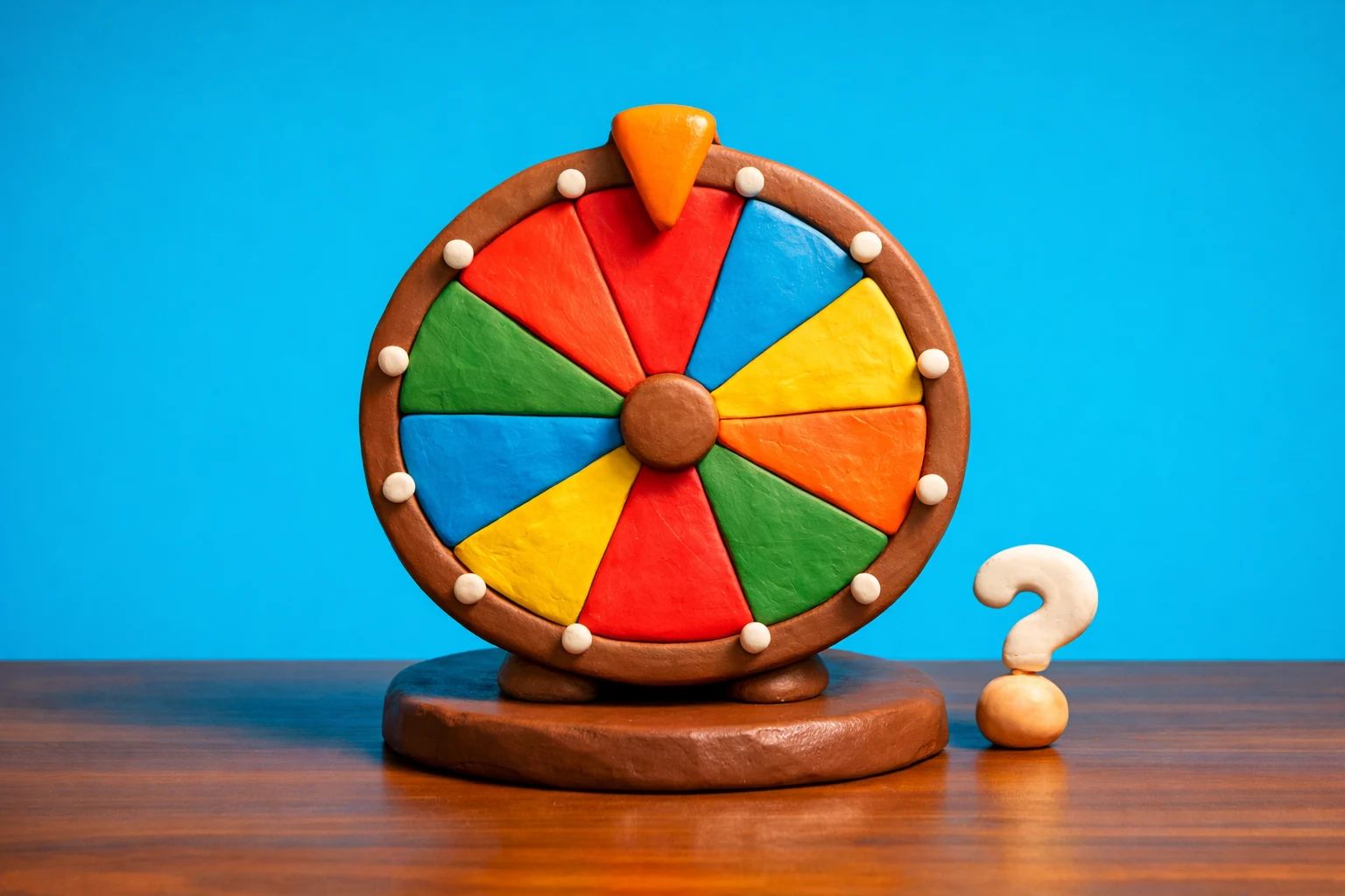 Multiple Choice Trivia Questions - claymation artwork