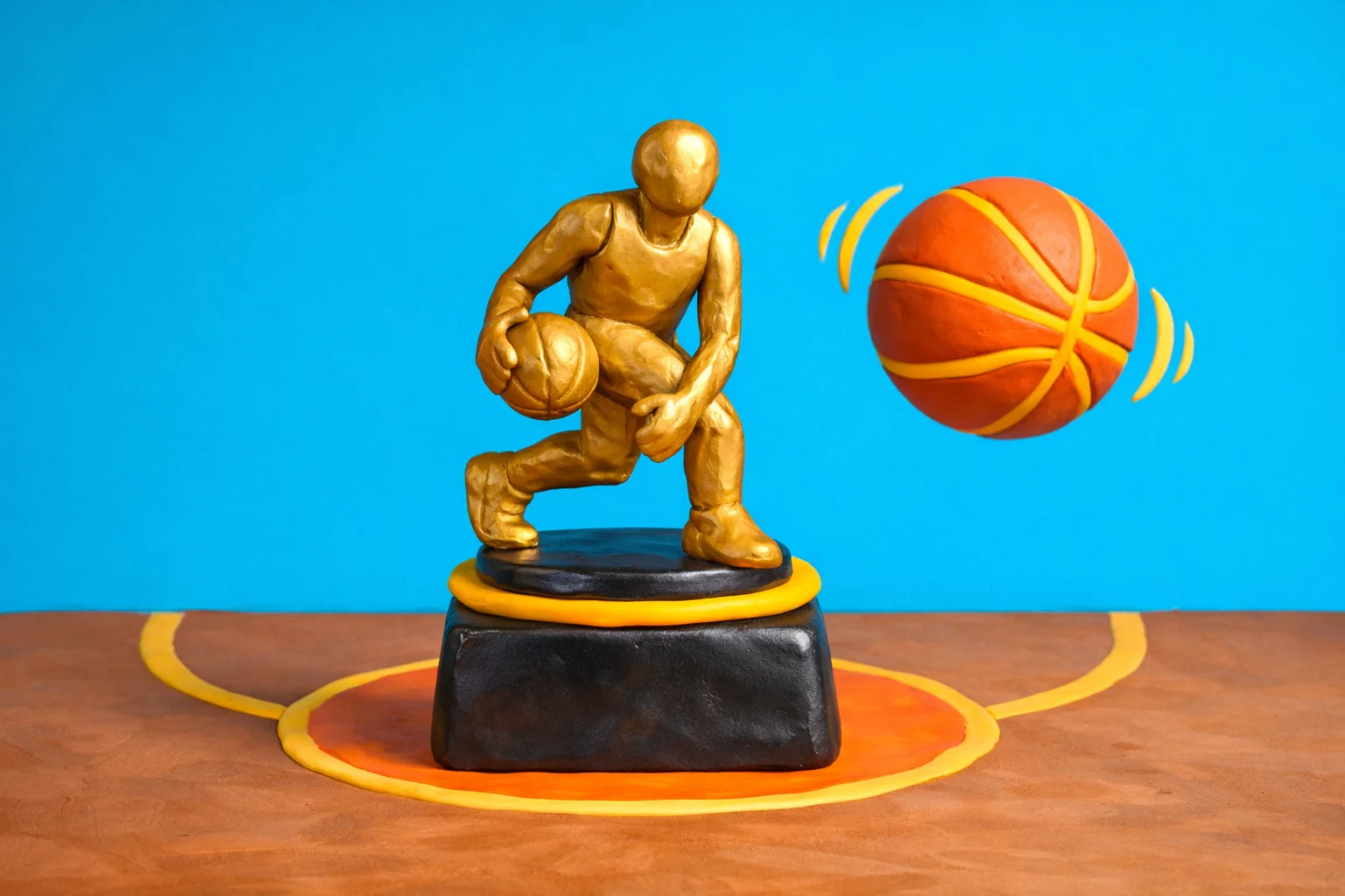 Nba Mvp - claymation artwork