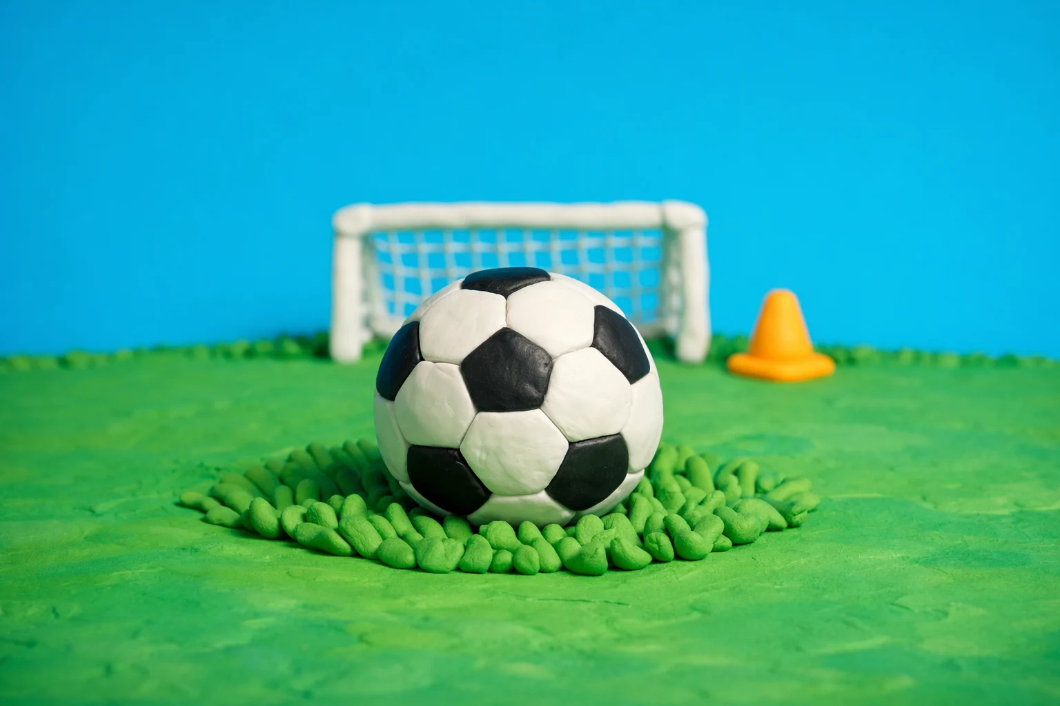 Soccer Trivia - claymation artwork