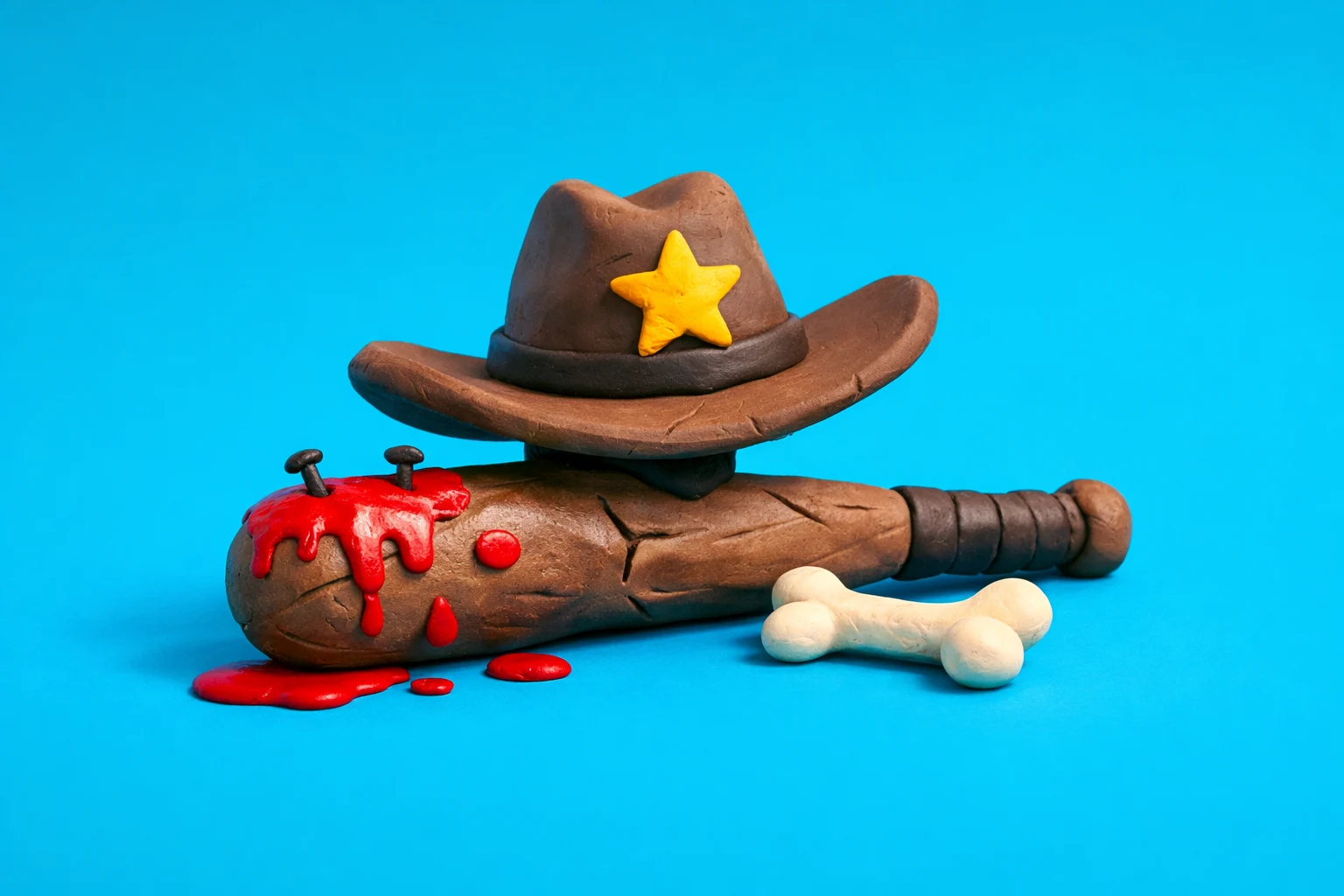 Walking Dead Trivia - claymation artwork