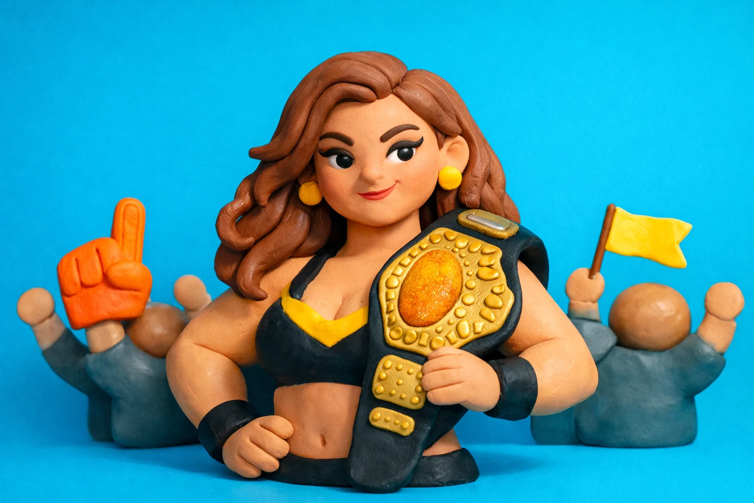 Wcw - claymation artwork