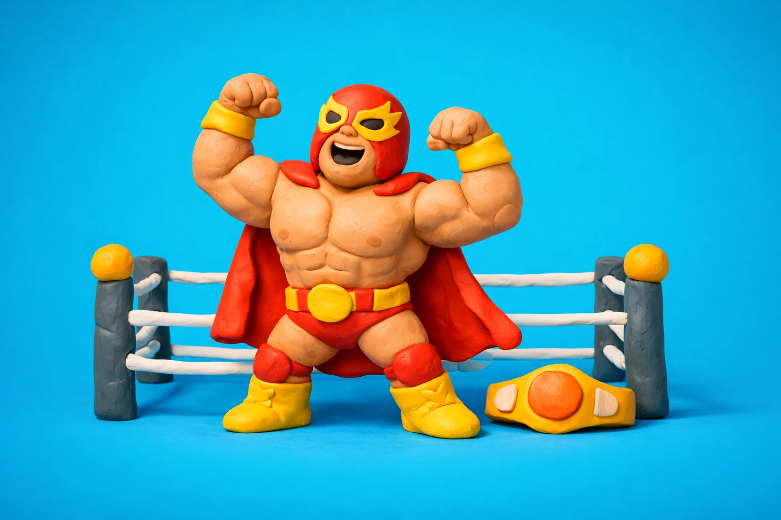 Wwe - claymation artwork