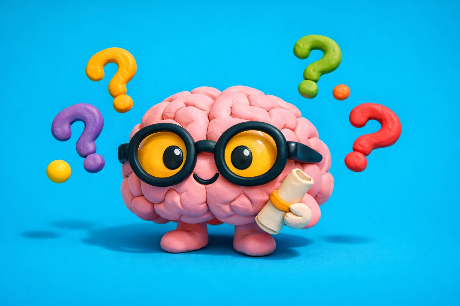 Stupid Trivia Questions - claymation artwork