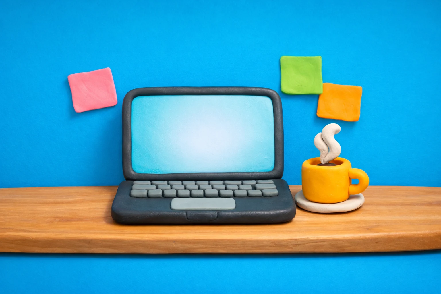 Laptop - claymation artwork