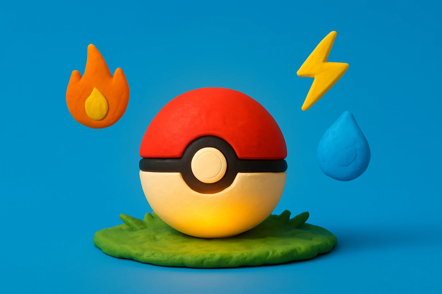 What Pokemon Are You - claymation artwork