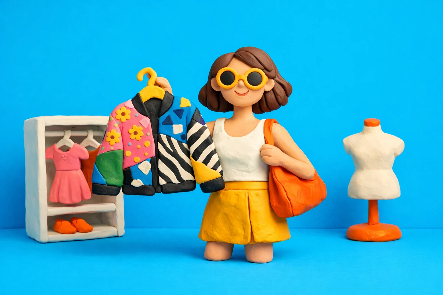 Stitch Fix Style - claymation artwork