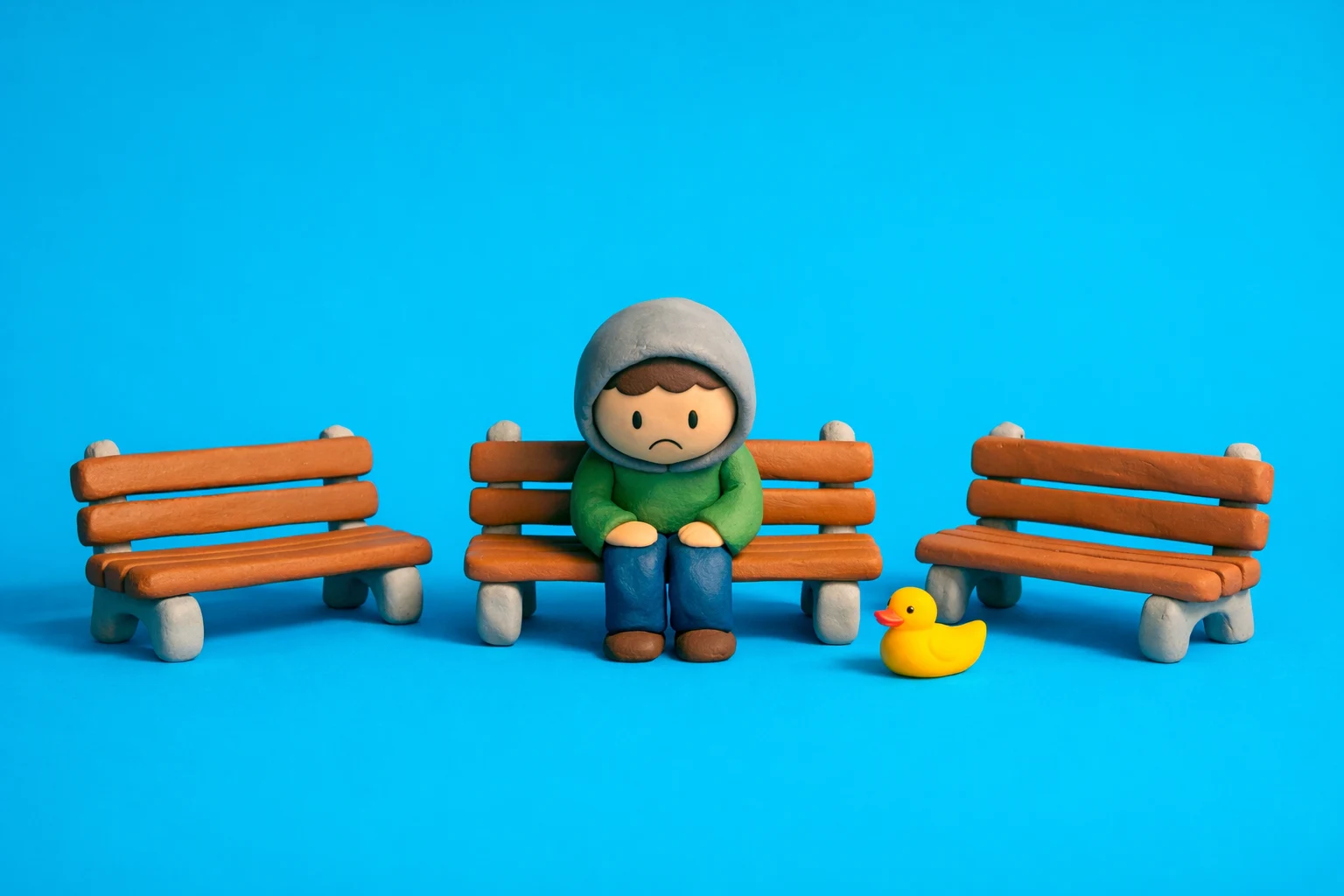 Why Do I Have No Friends - claymation artwork